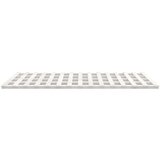  Za krevet bijela 200 x 200 cm od masivne borovine | shoptok.hr