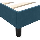  Box spring krevet s madracem tamnoplavi 80x220 cm bar&amp;scaron;unasti Slike