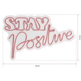WALLXPERT dekorativna plastična led rasveta stay positive pink | ePonuda.com