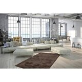 Lesnina-XXXL preproga z visokim florom velvet 160/230 cm taftano rjavosiva | Shoptok.si