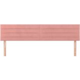  Posteljno vzglavje 2 kosa roza 100x5x78/88 cm žamet | Shoptok.si