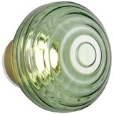 REALITY Zelena staklena LED zidna lampa s USB ø 15,5 cm Earl – | shoptok.hr