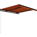 Tenda na ručno uvlačenje 350 x 250 cm narančasto-smeđa | Eponuda.ba