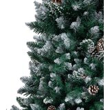  Umjetno božićno drvce sa šiškama i bijelim snijegom 210 cm | Eponuda.com