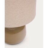 Kave Home Bež stolna lampa keramička s tekstilnim sjenilom (visina 40 cm) Tay – | shoptok.hr