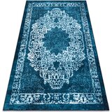 RugsX Preproge Preproga ANTIKA 123 tek, moderen ornament, pralna 120x170 cm Modra | Shoptok.si