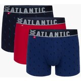 Atlantic Boxer shorts 3MH-174 A'3 S-2XL navy blue-red-blue 033 | ePonuda.com