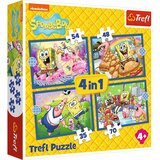 Trefl Spuži Kvadratnik 4 v 1, sestavljanka z 35, 48, 54 in 70 deli – | Shoptok.si