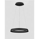 Nova Luce Mat crna LED viseća svjetiljka aluminijska s mogućnosti zatamnjivanja sa sjenilom od akrilnog stakla ø 45 cm Ormi – | shoptok.hr