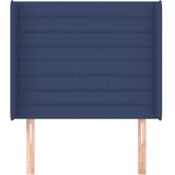  Uzglavlje s ušima plavo 93x16x118/128 cm od tkanine | shoptok.hr
