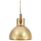  Industrijska viseća svjetiljka 25 W mjedena okrugla 40 cm E27 | shoptok.hr