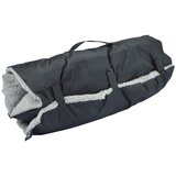 Love Story črna podloga za pse iz sherpa flisa 50x80 cm | Shoptok.si