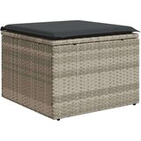vidaXL 7-dijelni set vrtnih sofa svjetlosivi od poliratana | shoptok.hr