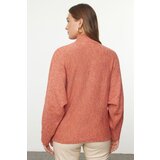 Trendyol Dusty Rose Soft Texture Wide Pattern Knitwear Sweater | Shoptok.si