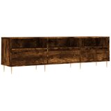 Maison Chic TV omarica - TV stojalo - Televizijska omarica dimljeni hrast 150x30x44,5 cm inženirski les, (21700114) Cene