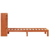 Knjižna postelja brez vzmetnice vošč. rjava 100x200 cm borovina, (21532274) | Shoptok.si