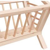  Hranilica za sijeno za zečeve 44x33x33 cm masivna jelovina | shoptok.hr