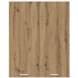 vidaXL Viseča omarica s polico Riga Umetni hrast 80 x 31 x 100 cm | Shoptok.si