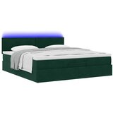  Otomanski krevet s madracem i LED 180x200 cm baršunasti | Eponuda.ba