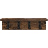  Vješalica za kapute na zidu Dimljeni hrast 40 x 10,5 x 10,5 cm | shoptok.hr