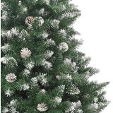 vidaXL Umestno božično drevo med 300 LED Zelena 140 x 140 x 210 cm | Shoptok.si
