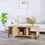  Stolić za kavu boja hrasta 102x50x40 cm konstruirano drvo | shoptok.hr