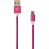 S Box KABEL USB A Muški -> MICRO USB Muški 1.5 m Roza, (08-usb-10315p) Cijene