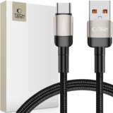 TECH-PROTECT ULTRABOOST EVO TYPE-C KABEL 100W/5A 100CM TITAN, (21980541) | Shoptok.si