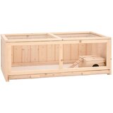 vidaXL Kavez za hrčke 104 x 52 x 38 cm od masivne jelovine | shoptok.hr