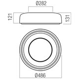 Redo 01-3940 - LED plafonsko svetlo DIP LED/30W/230V CRI 90, prečnik 48,6 cm, belo | Eponuda.com