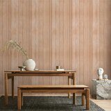  Tapeta - Light Wood - Vertical panels in a warm beige shade. 50x1000 Premium | shoptok.hr
