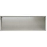  Vrtna saksija Srebrna 60 x 20 x 20 cm Nehrđajući čelik - Nehrđajući čelik 60 x 20 x 20 cm 1 | shoptok.hr