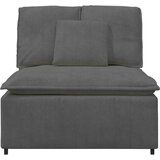 Modularna sofa s jastucima tamno siva 100 cm | shoptok.hr