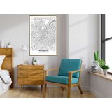  Poster - City map: Brussels 40x60 | shoptok.hr