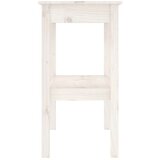  Konzolni stol bijeli 110x40x75 cm od masivne borovine | shoptok.hr