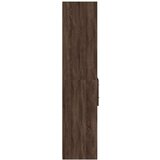 vidaXL Visoka omara rjavi hrast 40x42,5x185 cm inženirski les | Shoptok.si