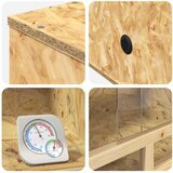  Terarij Smeđa 80 x 40 x 40 cm OSB | shoptok.hr