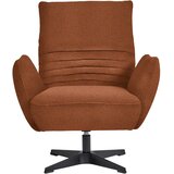 Dieter Knoll FOTELJ, opečnato rjava tekstil | Shoptok.si