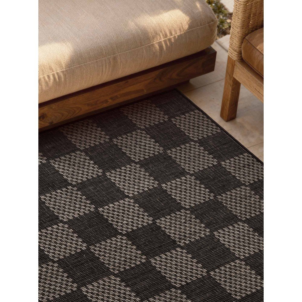 Ted Baker Crni/krem unutarnji i vanjski tepih 120x170 cm Haringey Dorothy – | shoptok.hr