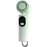 INF Visokohitrostni prenosni ventilator z LED zaslonom in 100-stopenjsko Green+White, (5000286646) | Shoptok.si