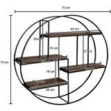 MID.YOU STENSKI REGAL črna | Shoptok.si