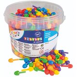 Playbox Set malih šarenih mozaik pločica, 125 komada, promjera 1 cm | shoptok.hr