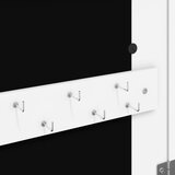  Zidni ormarić za nakit s LED svjetlima bijeli | shoptok.hr