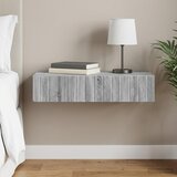 Stolna montirana na zid Siva sonoma 87,5 x 34,5 x 17 cm | shoptok.hr