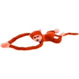Plišana igračka majmun sa zvučnim efektima 60 cm - narančasta | shoptok.hr