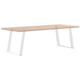  Noge za blagovaonski stol U-oblik 2 kom Bijele 80 x (72-73) cm Čelik | Eponuda.com