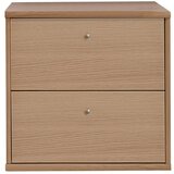Hammel Furniture Stenska nočna omarica s policami v hrastovem dekorju Mistral - Hammel Furniture Cene