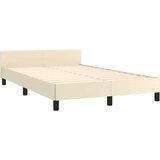  posteljni okvir brez vzmetnice krem 120x190 cm umetno usnje, (21792926) | Shoptok.si