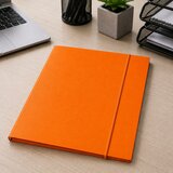  Cardboard Folder with Elastic Band, Lacquered, A4, 300 g/m2, Orange | shoptok.hr