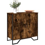 vidaXL Komoda dimljeni hrast 78x35,5x74,5 cm inženirski les Cene